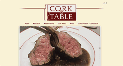 Desktop Screenshot of corkandtable.com